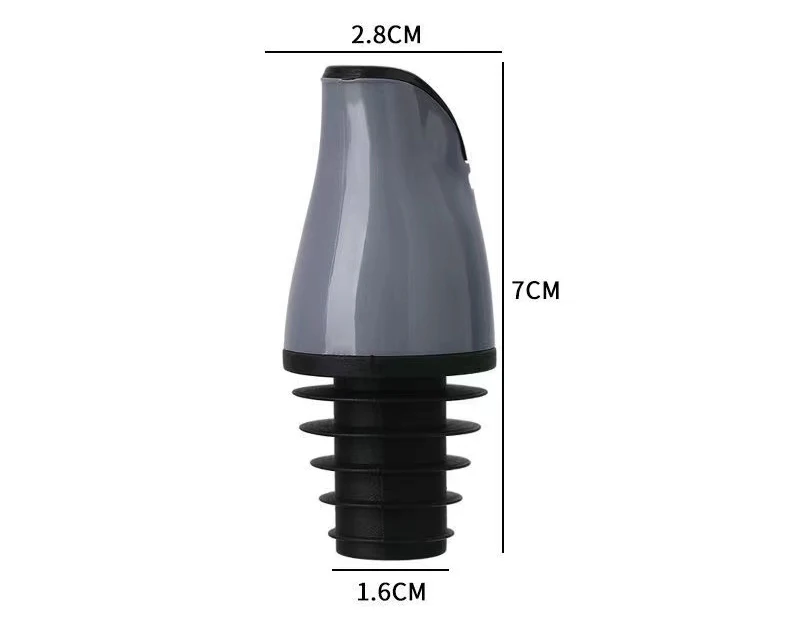 1/4pcs Oil Bottle Stopper Lock Plug Seal Leak-proof Food Grade Silicon Nozzle Sprayer Liquor Dispenser Wine Pourer Kitchen Bar