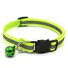 12 Pcs Adjustable Pet Dog Cat Collar Reflective Breakaway Buckles with Bell Colorful for Kitten or Puppy Chihuahua Bulldog Leash 3