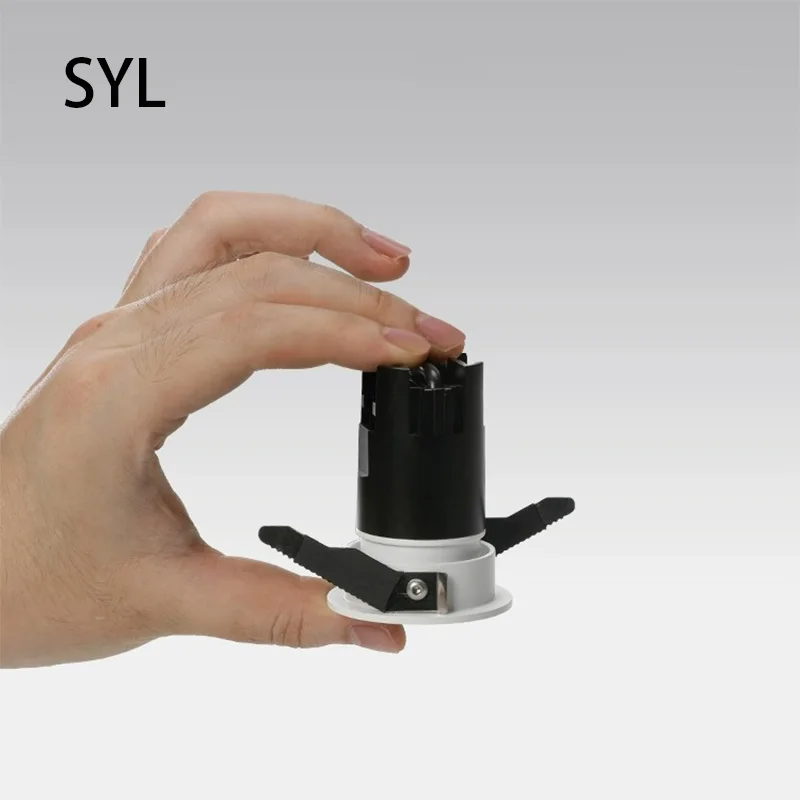 Full Sky Star Mini Faretto Led Soffitto Incorporato Armadietto Del Vino Apertura 4Cm Cat Eye Luce A Punta