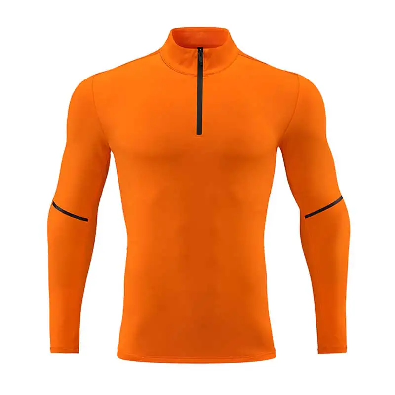 

Quick Dry Sports Shirt Men Spring Autumn Outdoor Casual Slim Jogger Tops Men Breathable Sweat Absorbent Elasticity Shirt Male