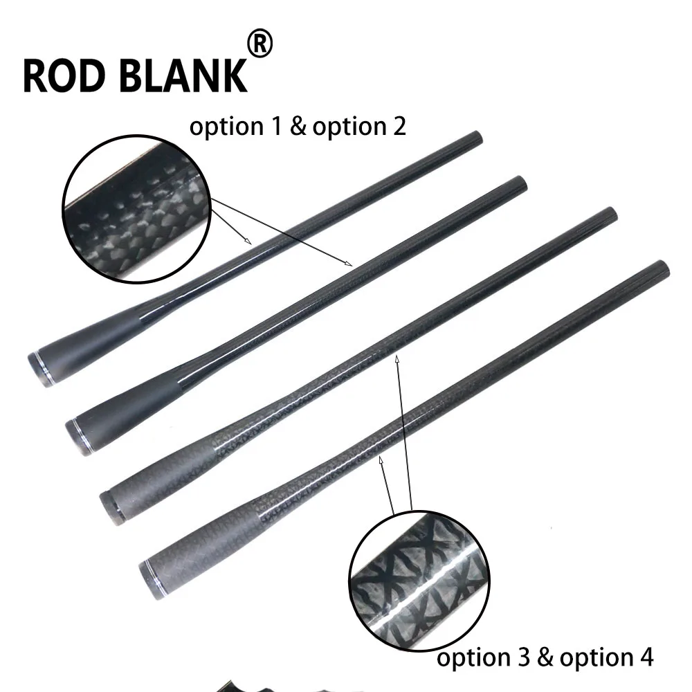 Rod Blank 32-37cm Carbon Fiber Grip Id 8mm 10.8mm 12.4mm Fishing Rod Handle Building Components DIY Repair Grip fishing rod