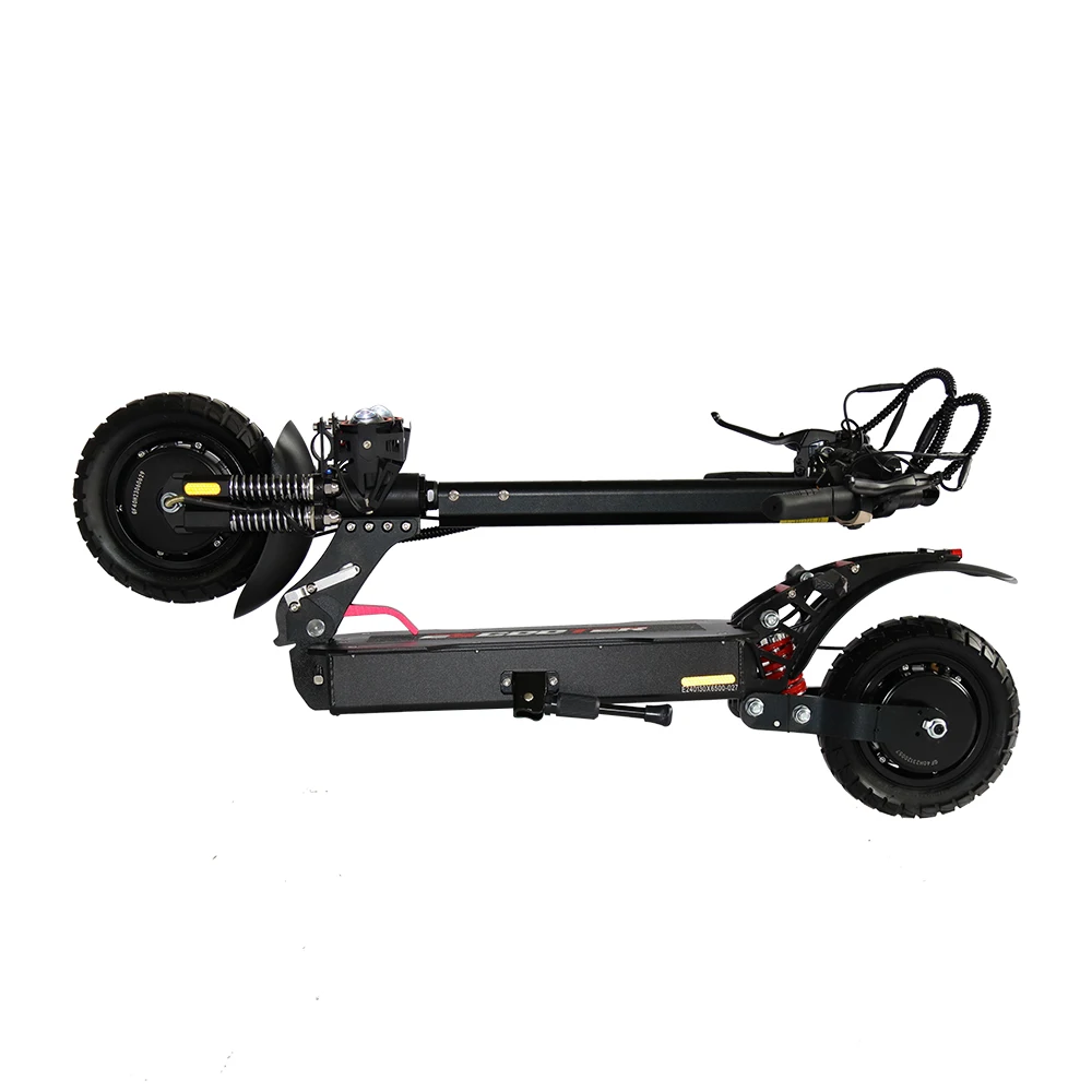 X6 Folding Electric Scooter 2400W Powerful Double Electric Scooter China Warehouse Stock Adult Off-Road 10-inch