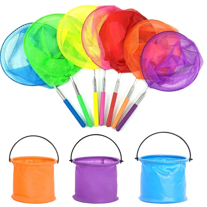 

Beach Sand Toy Play Bucket Toy Folding Collapsible Bucket Gardening Tool Outdoor Sand Pool Play Tool Toy Kids Summer Favor