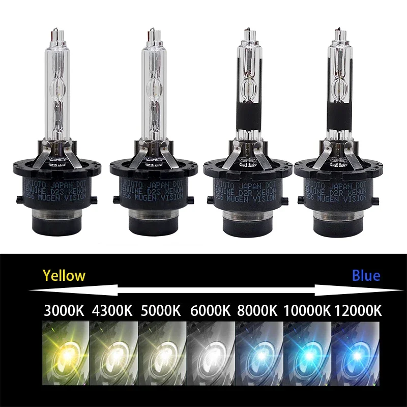 2 PCS SUKIOTO JAPAN KYSQAIR VISION D2R Xenon Bulb D2S D4S HID Headlamp Car Headlight Bulb D2S D2R D4R 12V 35W 55W Auto Lamp Kit