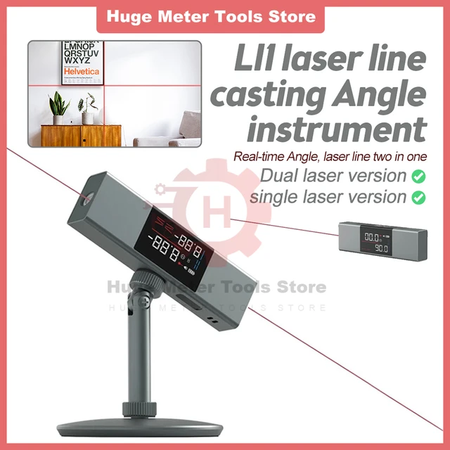 Li1 Laser Level Winkel messer Guss instrument Messwerk zeug Winkelmesser  LED Typ C Digital Neigung messer Messwerk zeuge - AliExpress