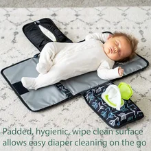 

Newborn Baby Changing Pad Waterproof Collapsible Outdoor Portable Multifunction Changing Table Travel Child Supplies Storage Bag