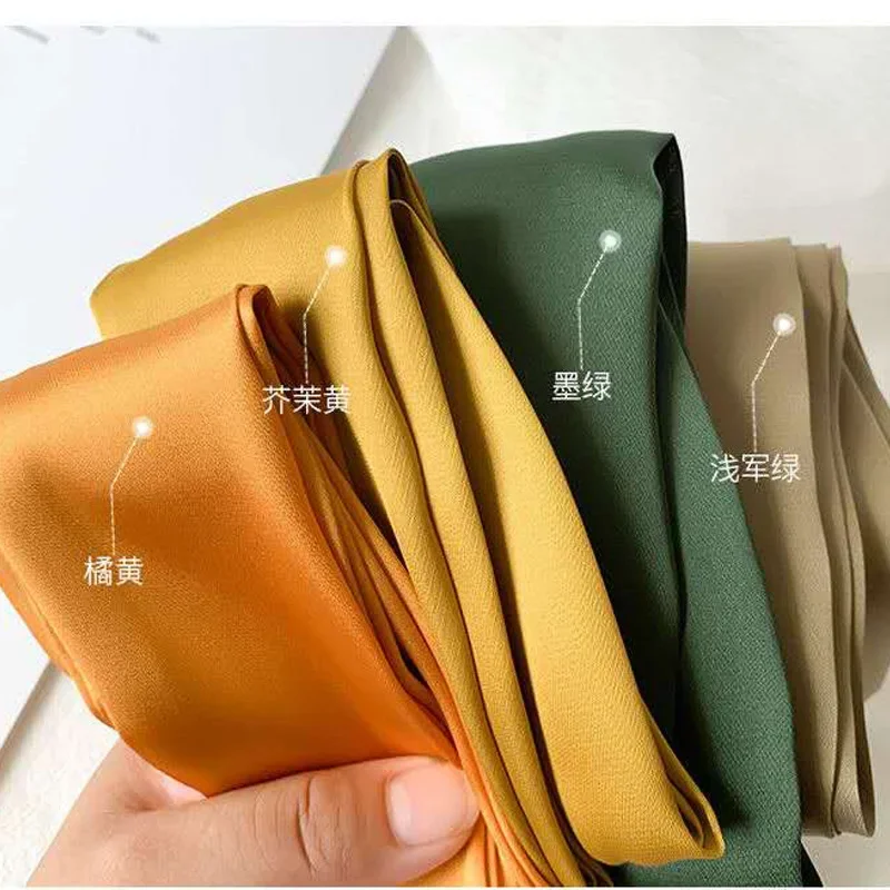Elegant Silk Satin Hair Scarf for Women - Fashion Accessory for 2023