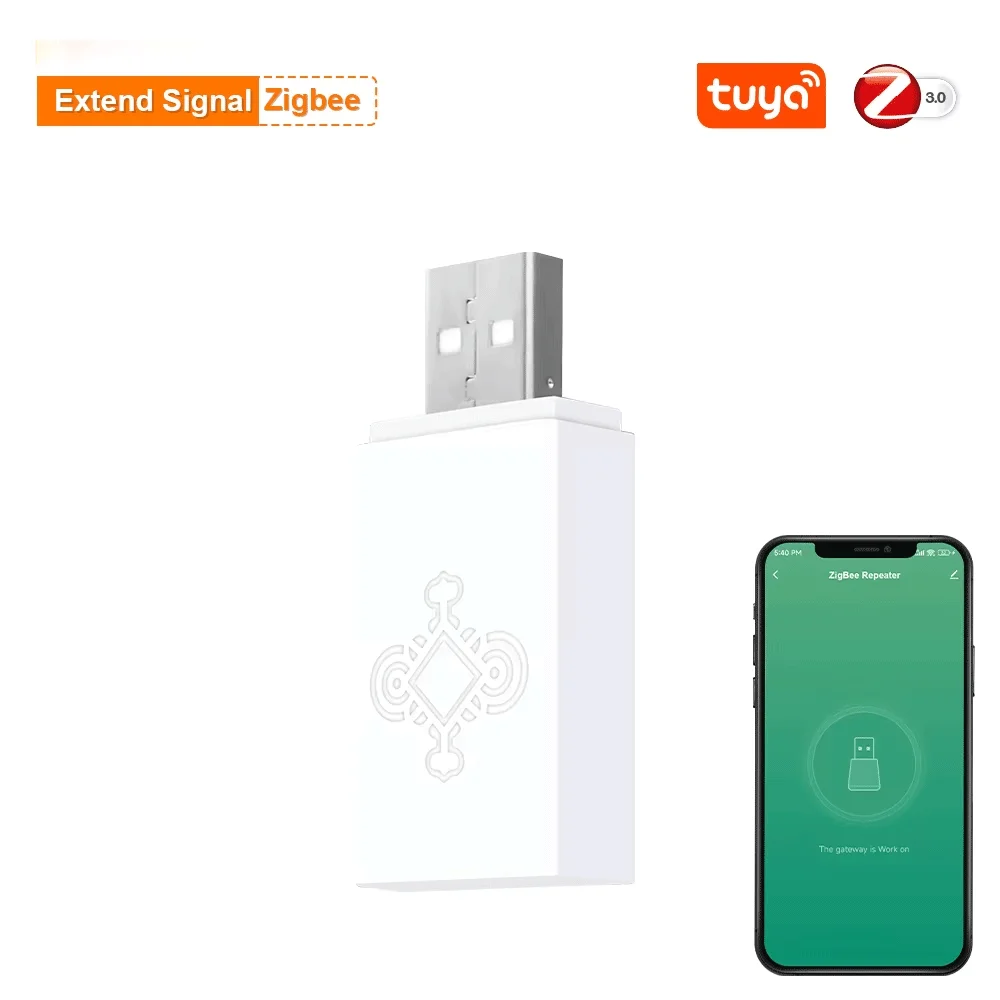 Smart Gateway Tuya ZigBee Signal Repeater USB Amplifier Extender Smart Home Devices Smart Automation