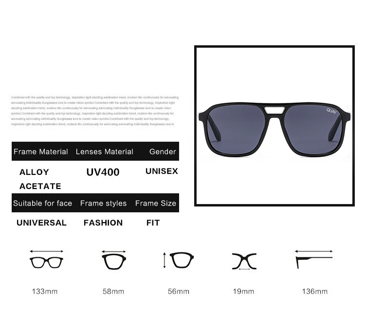 Quay On The Fly Sunglasses