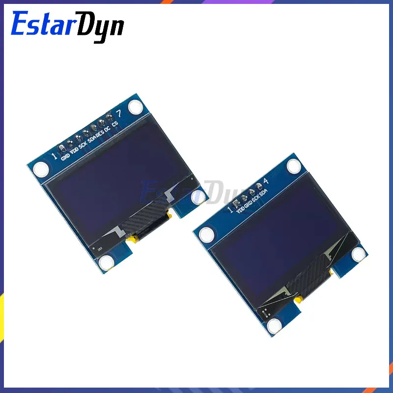 OLED Display Module 1.3 inch OLED White/Blue SPI/IIC I2C Communicate Color 128X64
