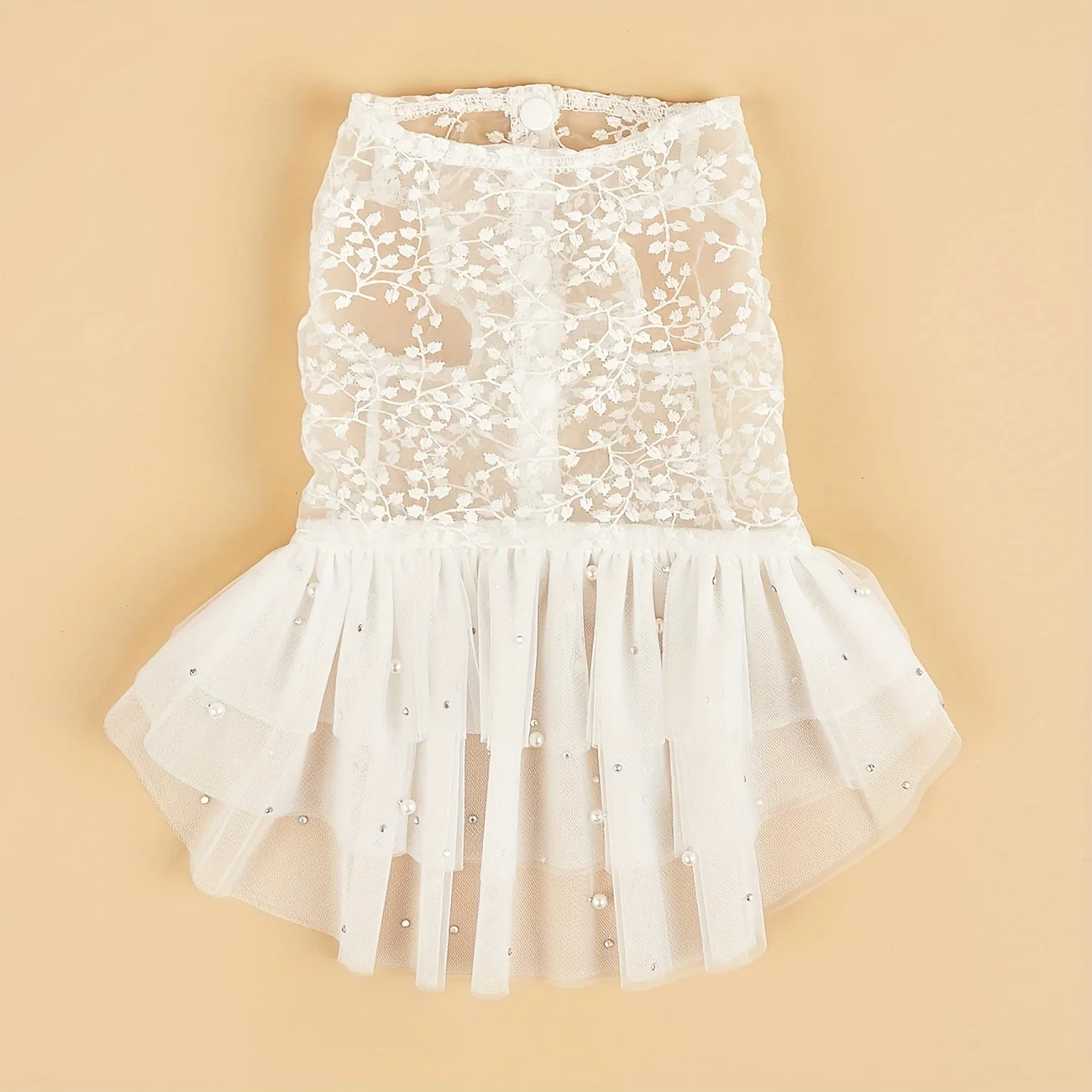 חליפת חתונה לכלבים בקיץ עם רשת מתאימה לחתולים וכלבים