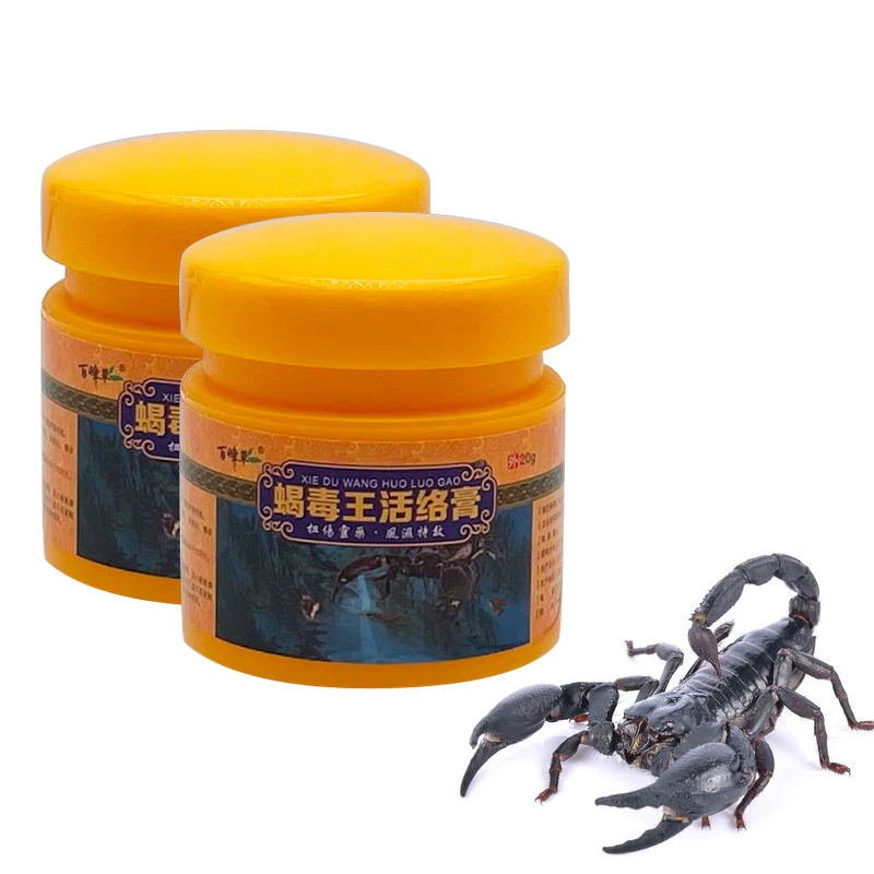 

10Pcs Scorpion Venom Pain Relief Ointment Knee Back Muscle Joint Ache Rheumatism Arthritis Neuralgia Herbal Gel Treatment Cream