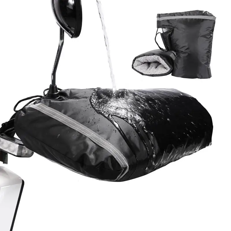 Manchons De Guidon Imperméables Pour Moto, Fournitures D'hiver, Housse De Poignée, Chauffe-bras, Marchandises, Gants De Motard