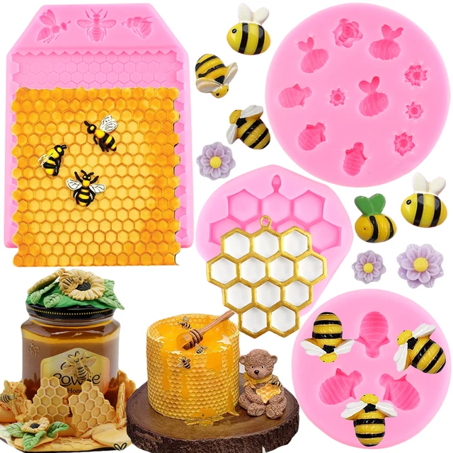 Bumble Bee Cake Silicone Molds DIY Cake Decorating Tools Cupcake Topper  Fondant Mold Chocolate Gumpaste Candy Clay Moulds - AliExpress