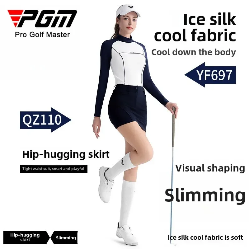 PGM Women's Golf Hip Wrap Short Skirt Wear for Woman QZ110