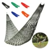 Outdoor Supplies Bold Mesh Hammock Nylon Rope Single Hammock Outdoor Furniture Camping 1