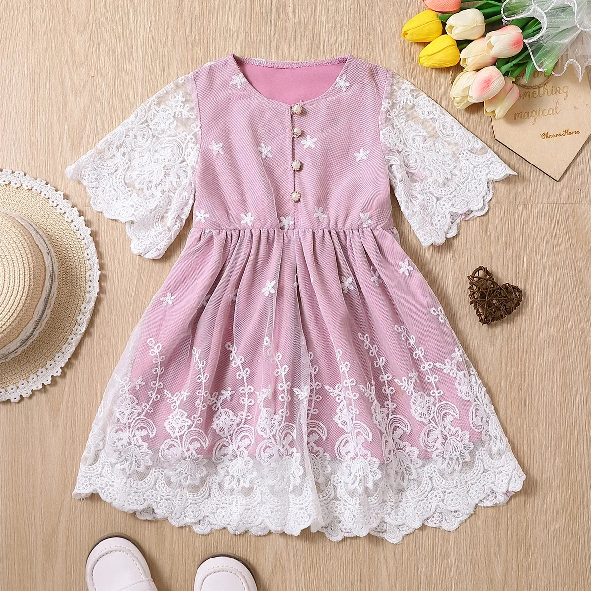 Children's Cotton Dress For Girls Infant Toddler Age Range Chinese Style Dresses Kids Outfits Clothing Children's Pants