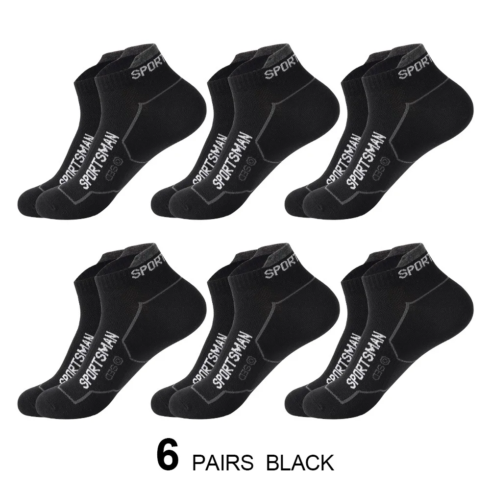 Socks Men Summer Short Ankle Cotton Sports 6 Pairs sports socks cotton socks fitness sports socks sport socks