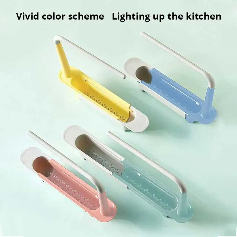 Multifunctional Telescopic Storage Rack Adjustable For Home Kitchen