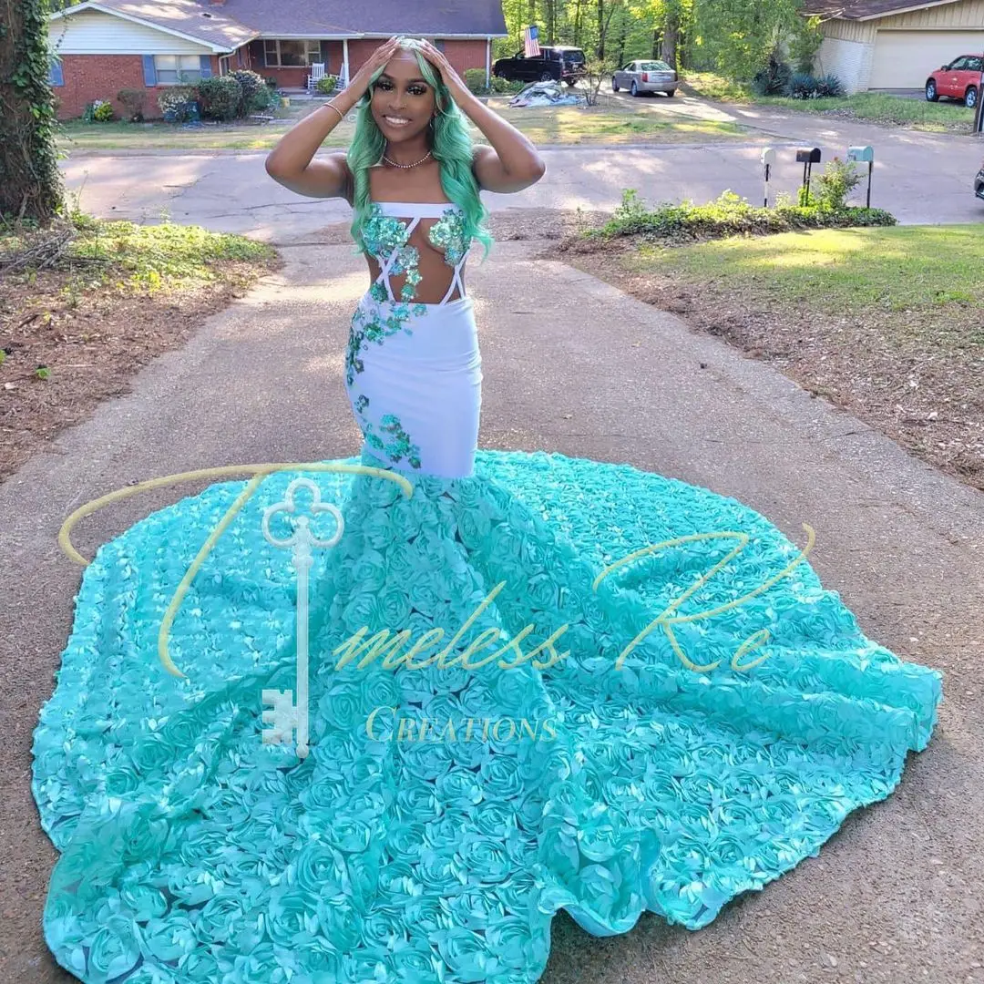 Floral top prom dress best sale