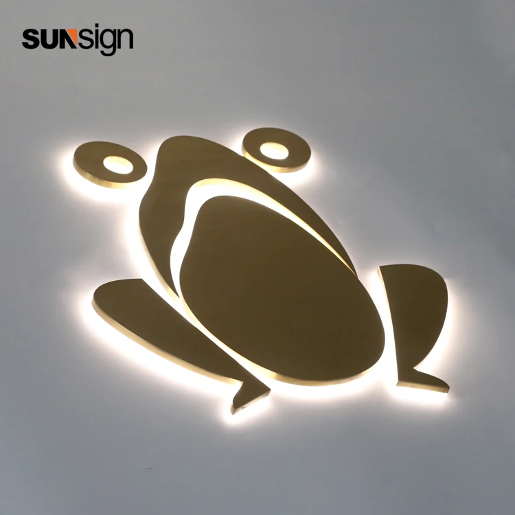 

Brushed Stainless Steel Backlit Channel Letter Led