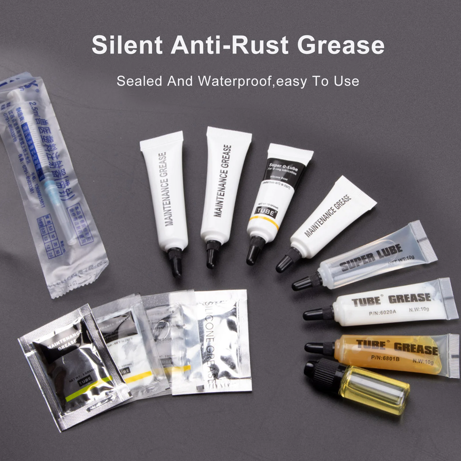 Waterproof Food Grade Silicone Lubricant Grease For O Rings Ring Faucet Plumbers 3g/10g silicone grease lubricant silicone grease grease lubricant
