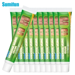 10Pcs Varicose Veins Cream Leg Phlebitis Vasculitis Treatment Ointment Varicosity Swelling Pain Relief Spider Removal Plaster