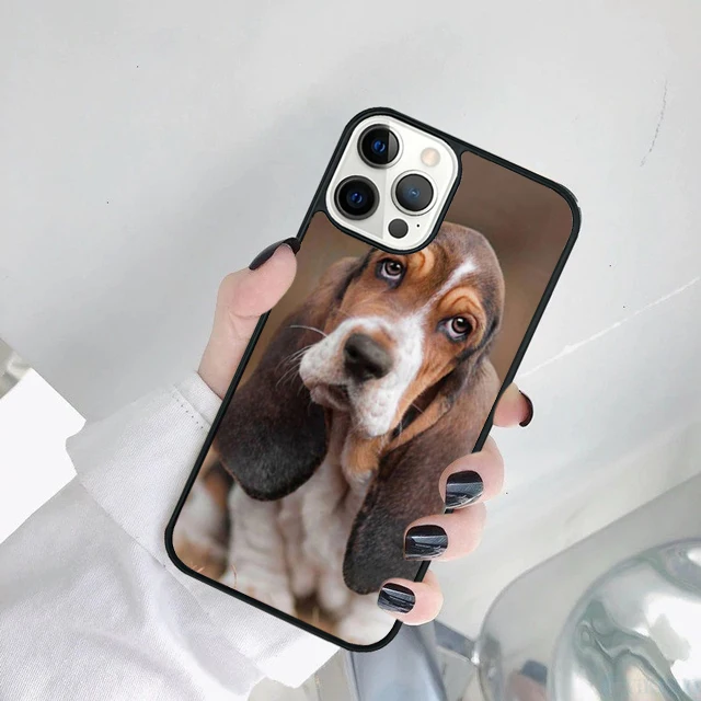 13 case Basset Hound Dog Phone Case Cover For iPhone SE 2020 X XR XS 11 12 13 Mini Pro MAX 6 7 8 Plus Galaxy S20 S21 Ultra Coque iphone 13 wallet case