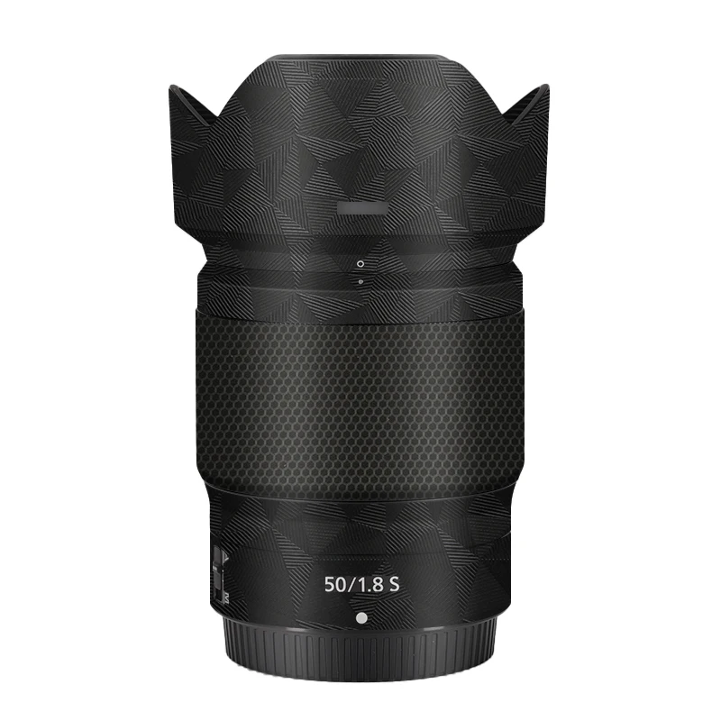 NIKKOR Z 50mm f/1.8 S + レンズプロテクター Hinefilm スキン NiKKOR Z 50 1.8 S レンズ用プレミアムデカールスキン