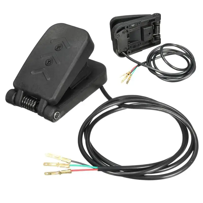 

Electric Tricycle Throttle Gas Pedal Speed Control Accelerators Adaptable ATV Foot Speed Control Black Plastic Boat Parts access