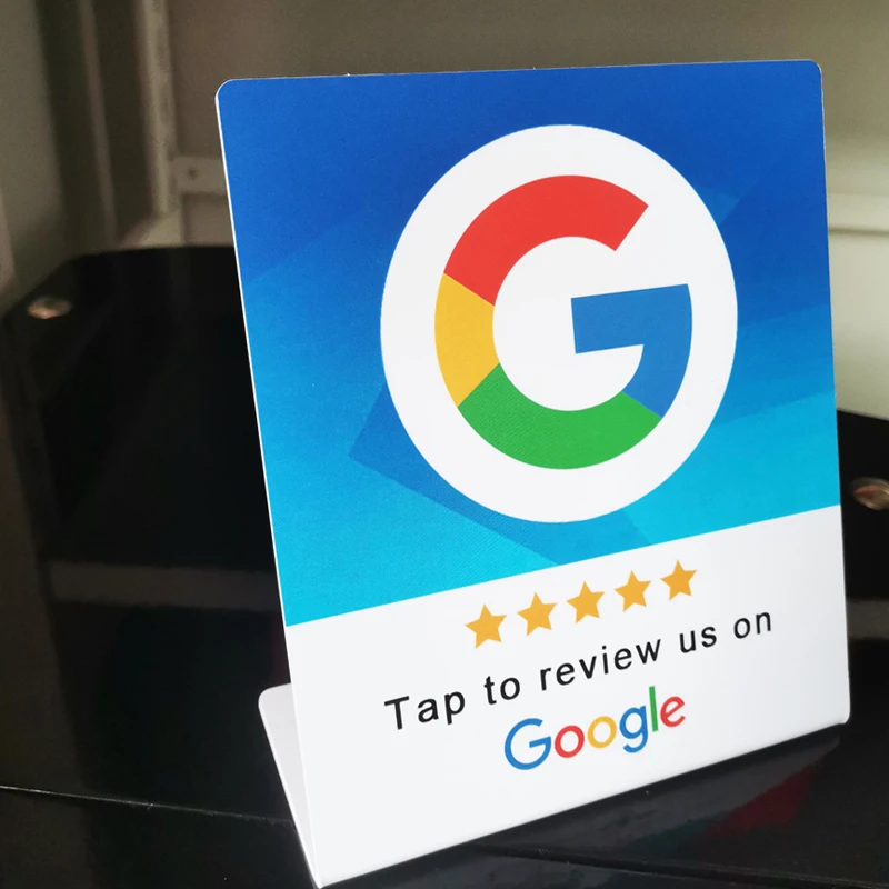 Big Size Google Review NFC Stand Display Table for Google Review Increase Reviews