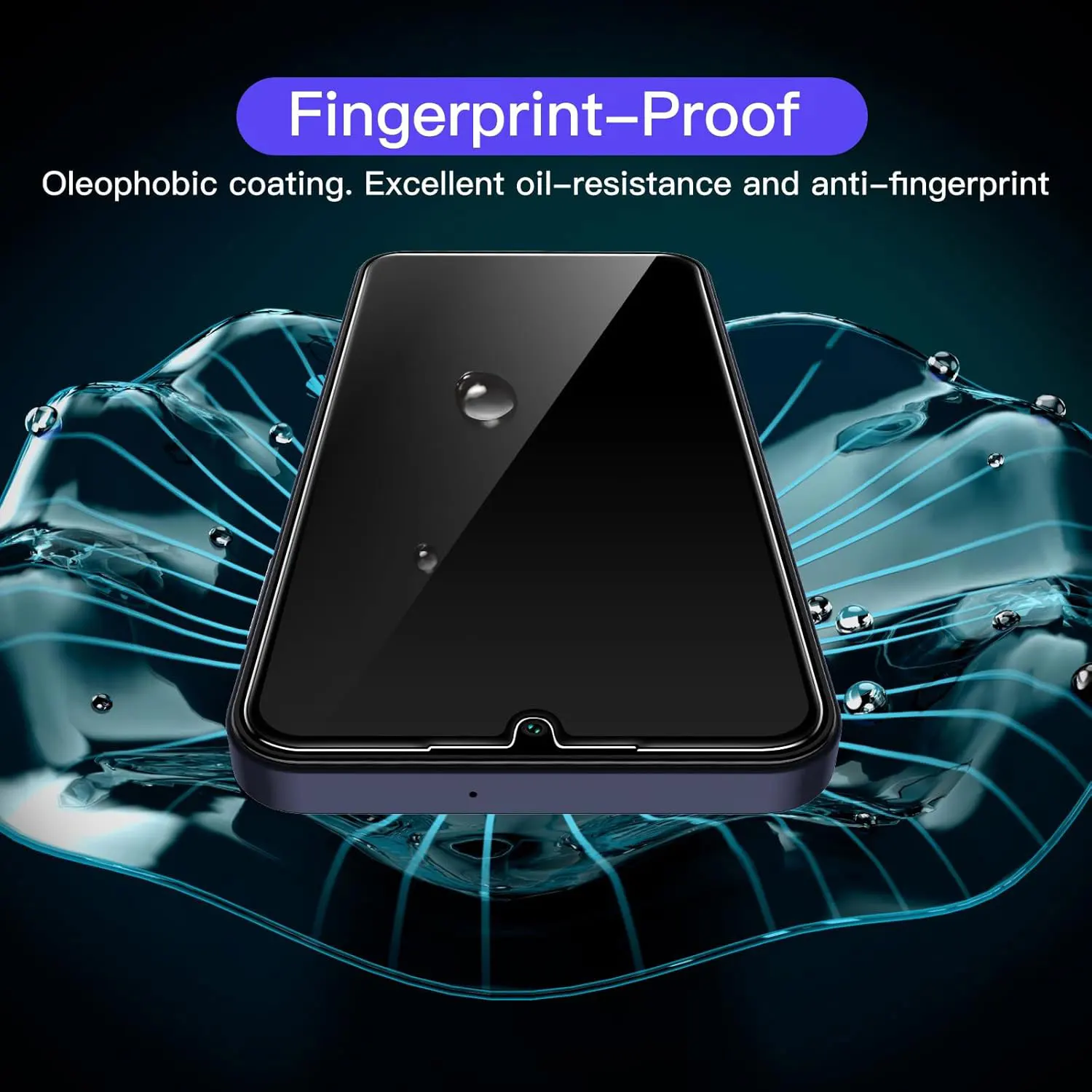 Premium Tempered Glass Screen Protector - Full Cover, 2-4 Pack