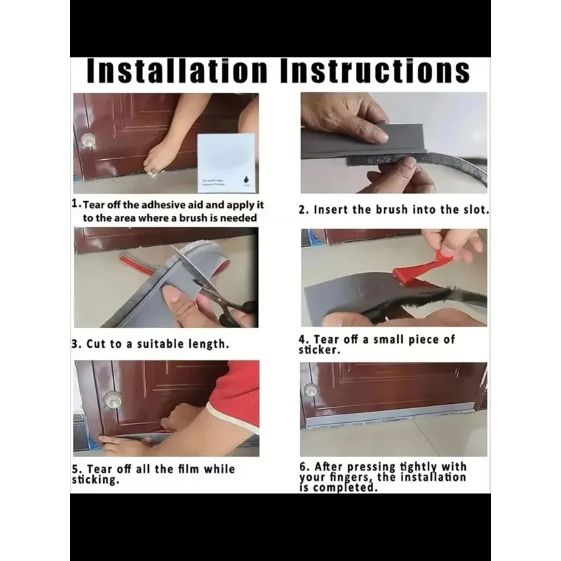 Doilier Durable Bottom Seal for Home Improvement