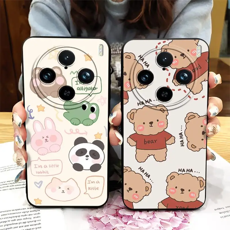 Custodia Per Telefono Antiurto Resistente Allo Sporco Per Vivo X100 Pro 5G Custodia Morbida Antipolvere Fashion Design Tpu