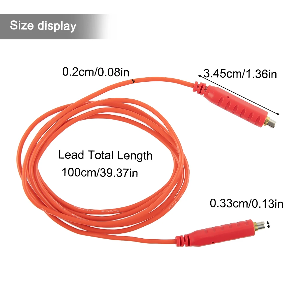 

6PC Multimeter HVAC Magnetic Test Leads Cable Silicon E Soft Flexible Jumper Test Wires 30VAC 5A 3.3ft Red+Black Test Tools