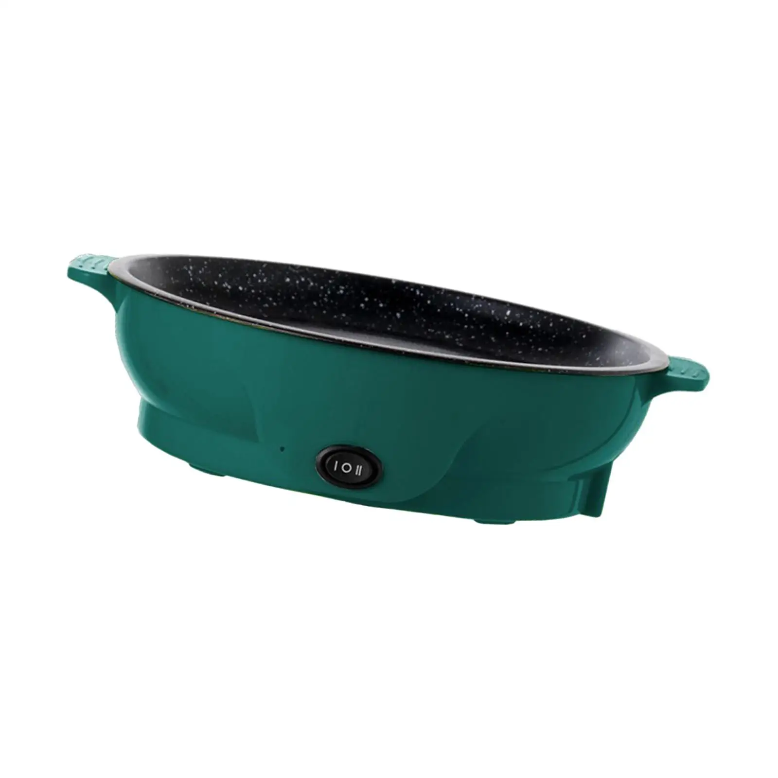 Electric Griddle 110V Barbecue Cooker Flat Top Grill Camping Nonstick Stay Cool Handles Electric Baking Tray Electric Skillet