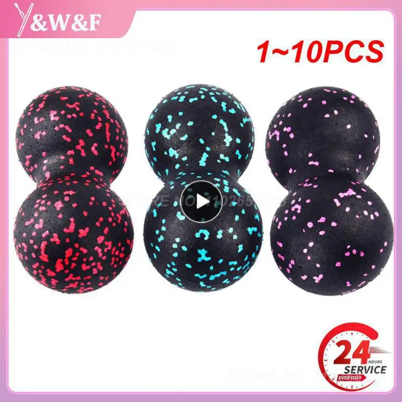 

1~10PCS Peanut Ball Fascia Ball Massage Muscle Relaxation Hand Holding Yoga Ball Plantar Relaxation Cervical Vertebra