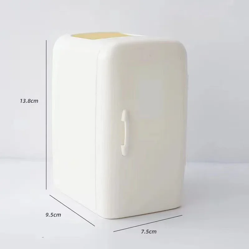 Cute Cartoon pen container Creative Storage Refrigerator Shape Desk Organizer Ornament Student Office Desktop Pen Holder for Desk