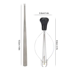 Enhanced Watch Repair Tool Kit with Hand Plunger and Alloy Steel Components, Includes 10 Plastic Dies (2pcs set)