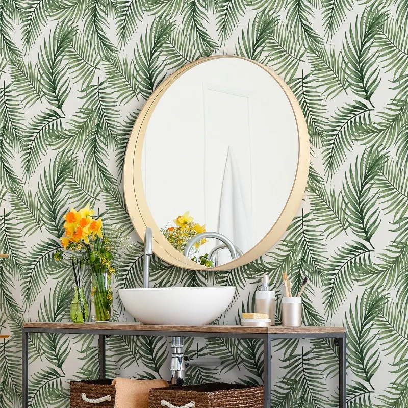 벽지 DIY 심리스 접합 벽지, 목가적인 스타일 배경, 자체 접착 신선한 스티커, 홈 수정