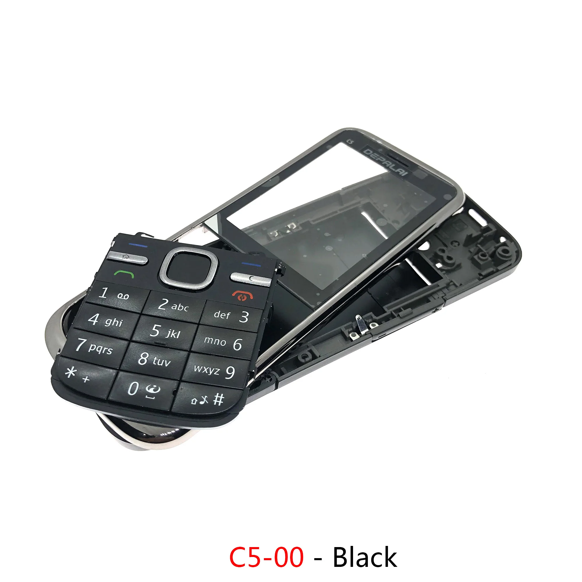 For Nokia 6300 Phone Housing Cover Front Frame+Battery Door Cover+English  and Russian keypads+Tools - AliExpress