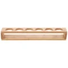 6 Holes Wooden Drink Paddle Shot Glass Holder Rack ganizer Cocktail Tray Storage Display Stand For Home Bar Party Use 6