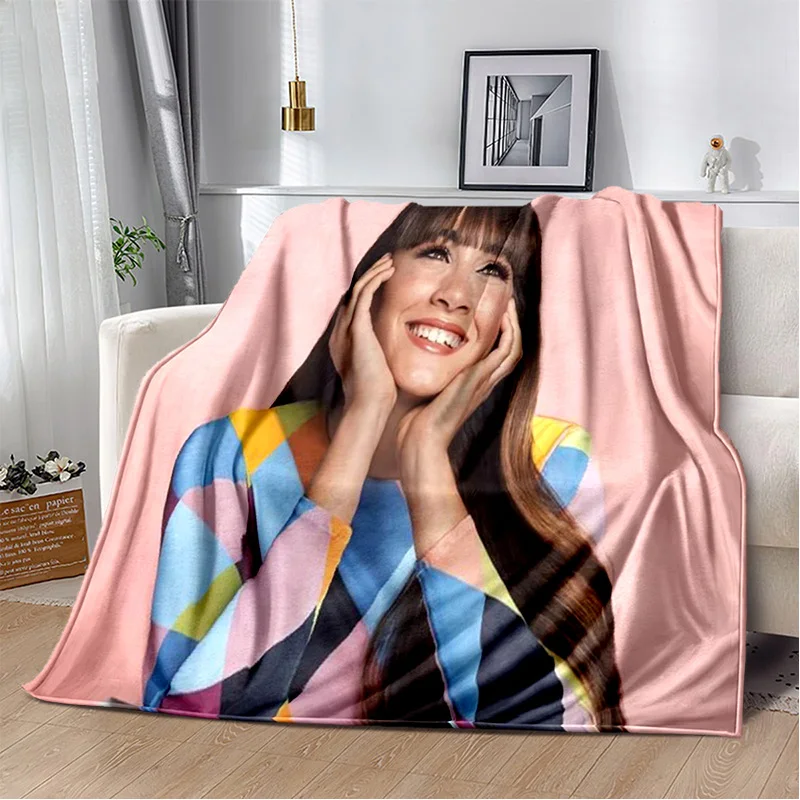 3D Spanish Singer Cute Aitana Soft Plush Blanket,Flannel Blanket Throw Blanket for Living Room Bedroom Bed Sofa Picnic Cover Kid