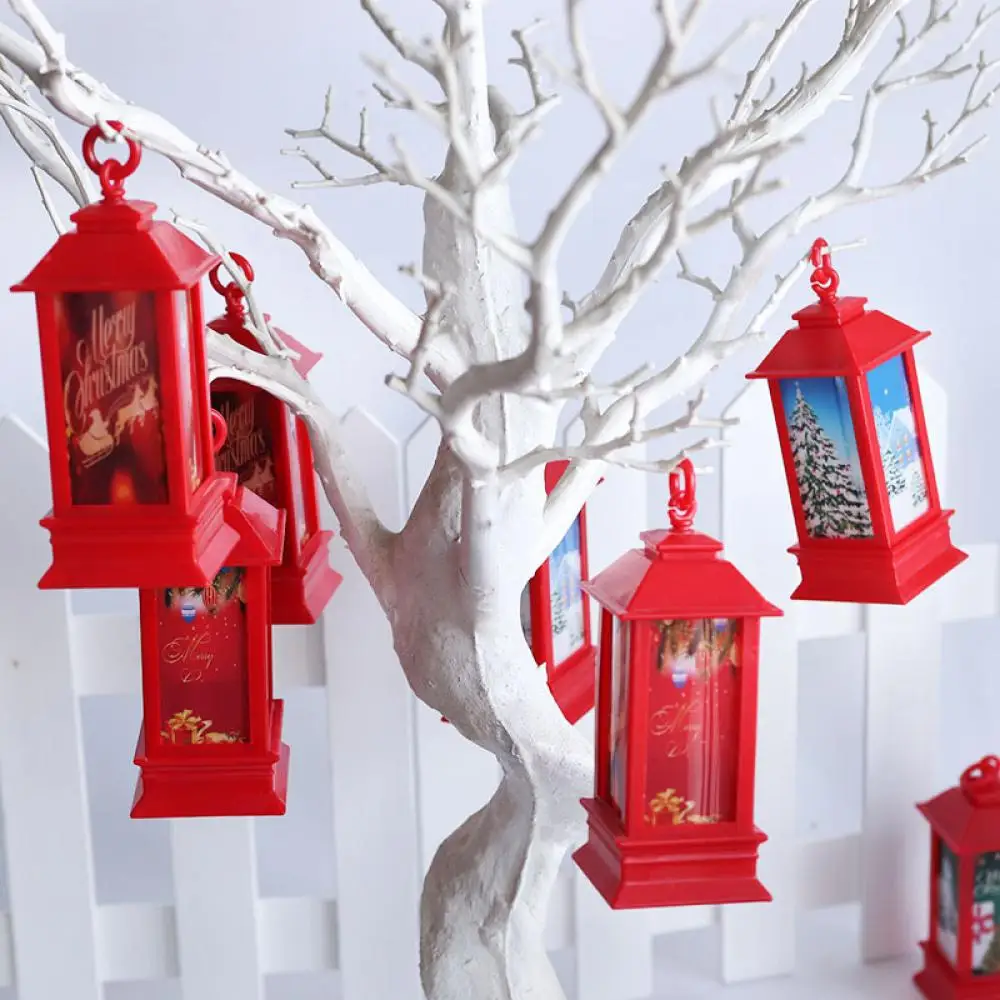 Christmas Decoration Santa Claus Snowman Lantern Light Christmas Ornaments Hanging Lights New Year Navidad Gifts christmas decorations