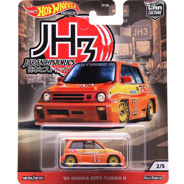 Hot Wheels Premium Car Culture Japan Historics 3 Nissan Skyline RS 85 Honda City Turbo Nissan Silvia 1:64 Alloy Car Toy FPY86 3