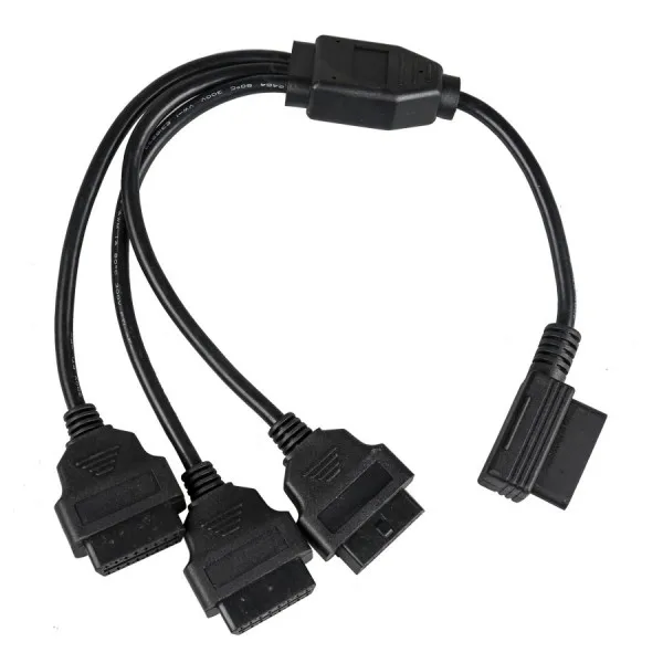

OBD2 Cable 1 to 3 Converter Adapter OBD2 Splitter Y Cable J1962M to 3-J1962F