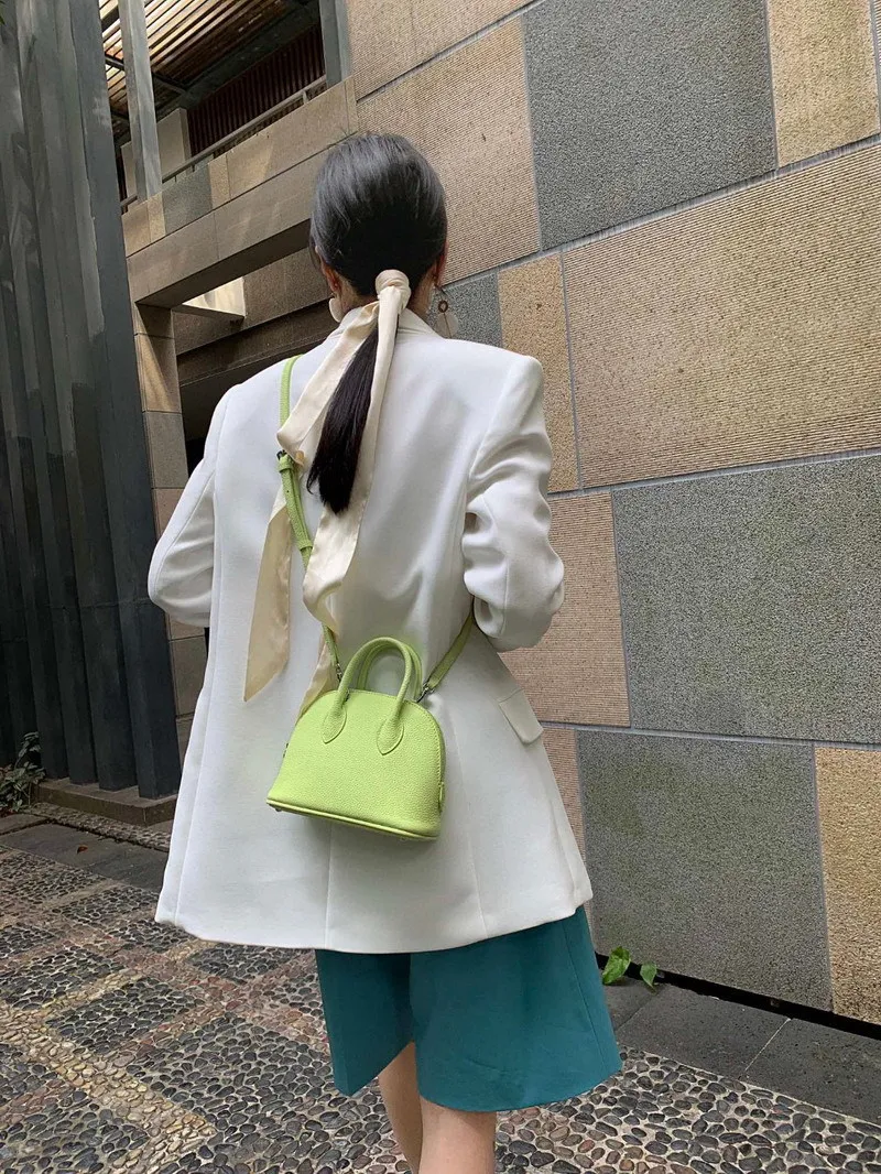 Klassische Damen Handtasche Aus Leder Als Umhängetasche Klein_voghion.com