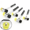 Double Face Tap Rubber Hammer 25mm 30mm 35mm 40mm 45mm Multifunctional Glazing Window Beads Hammers Nylon Head Rubber Mallet 1