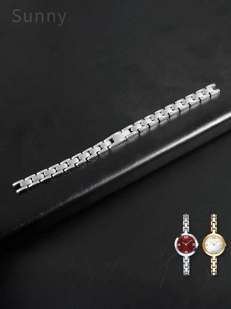 Per Tissot T003 Sostituisci Il Cinturino Dell'Orologio Originale 1853 Flamenco Impermeabile Antiruggine Femminile Solido In Acciaio Inossidabile T009A