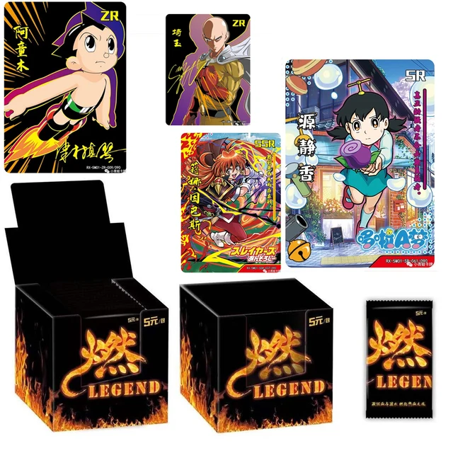 FIRE LEGEND Collection Cards Anime Figures Card Child Kids Birthday Gift Game Cards Table Toys For Family Christmas 1